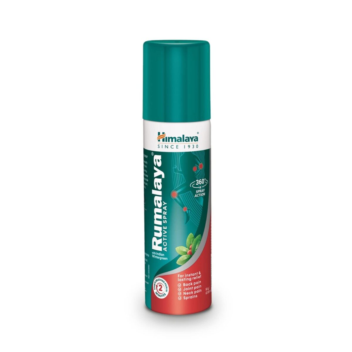 Himalaya Rumalaya Spray|Quick&Long-Lasting Relief From Body Pain|Back Pain,Knee Pain,Joint Pain,Muscle Pain,Sprains|Ayurvedic|50G - Image 1
