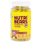 NutriBears Kids Multivitamin Gummies with Vitamins A, C, B, D, and Zinc, 30 Gummy Chewable Bears, Strawberry and Orange Flavour, Supports Daily Wellness and Immune System Support