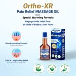 Ortho-XR Pain Relief Massage Oil with Special Warming Formula for Quick & Long-lasting Relief (Pack of 1) | Pain Relief Oil for Body, Back, Joint, Shoulder, Legs, Knee and Arthritis pain (100ml+20ml Extra) - Image 2