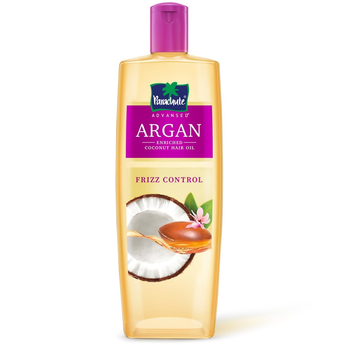 Parachute Advansed Argan-enriched Coconut Hair Oil Argan Hair Oil Blend of Superfoods Controls Frizz 300 ML 1 Parachute Advansed Argan-enriched Coconut Hair Oil| Argan Hair Oil| Blend of Superfoods| Controls Frizz| 300 ML - Image 1
