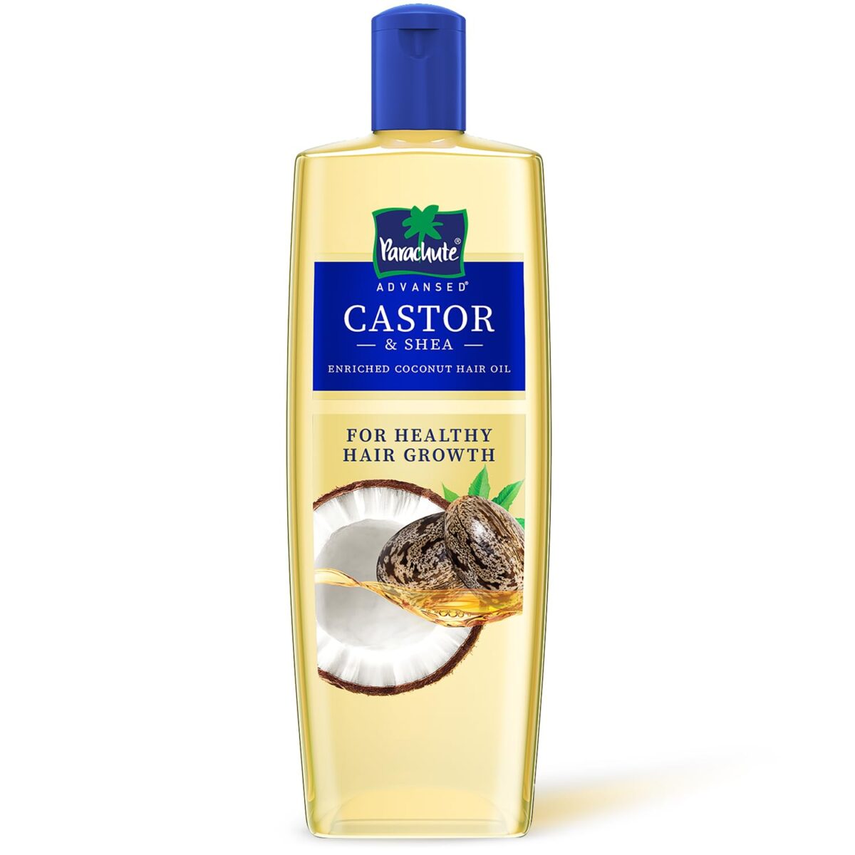 Parachute Advansed Castor & Shea-enriched Coconut Hair Oil Castor Hair Oil Power of Superfoods Hair Growth 300 ML 1 Parachute Advansed Castor & Shea-enriched Coconut Hair Oil| Castor Hair Oil| Power of Superfoods| Hair Growth| 300 ML - Image 1