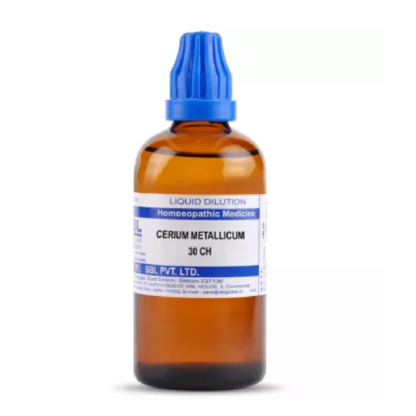 SBL Homeopathic Cerium Metallicum Dilution (30 ML / 100 ML) For Gastrointestinal