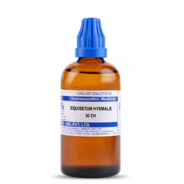SBL Homeopathic Equisetum Hyemale Dilution (30 ML / 100 ML) For Joint Pains, Swelling