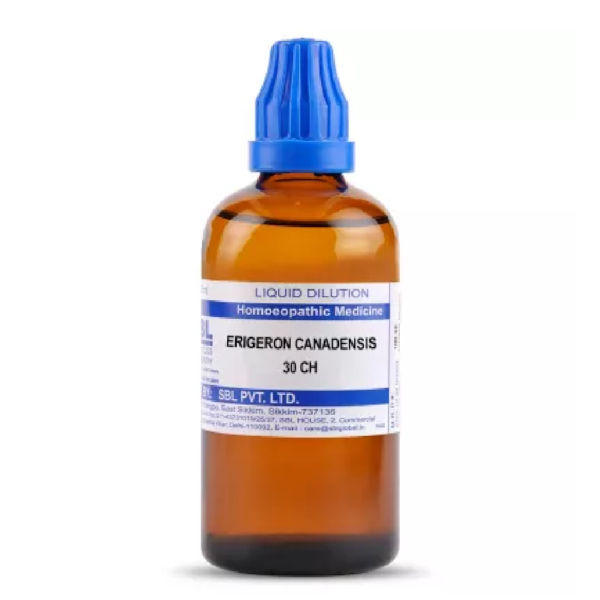 SBL Homeopathy Erigeron Canadensis Dilution (30 ML / 100 ML) For Piles, Neuralgic Pains