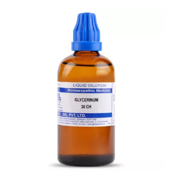 SBL Homeopathic Glycerinum Dilution (30 ML / 100 ML) For Cough, Joint Pain