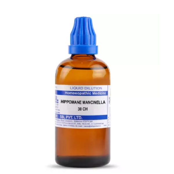 SBL Homeopathic Hippomane Mancinella Dilution (30 ML / 100 ML) For Itching