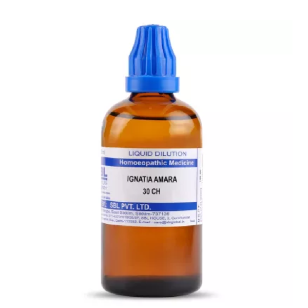 SBL Homeopathy Ignatia Amara Dilution (30 ML / 100 ML) For Headache