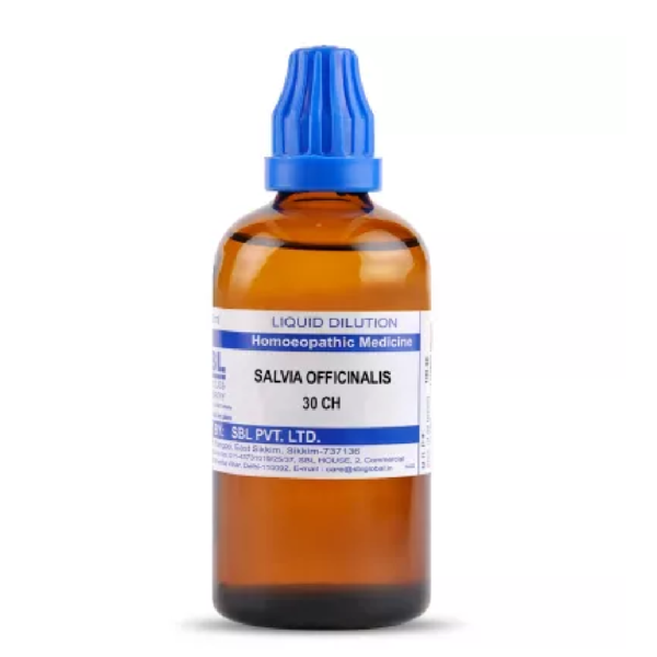 SBL Homeopathy Salvia Officinalis Dilution (30 ML / 100 ML) For Cough