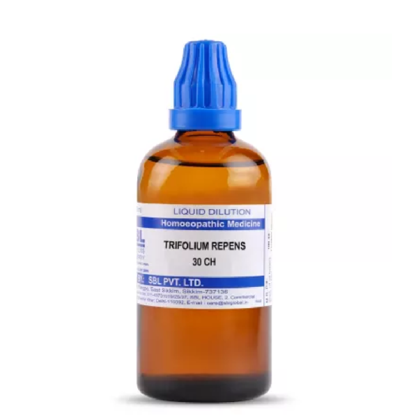SBL Homeopathic Trifolium Repens Dilution (30 ML / 100 ML) For Swelling