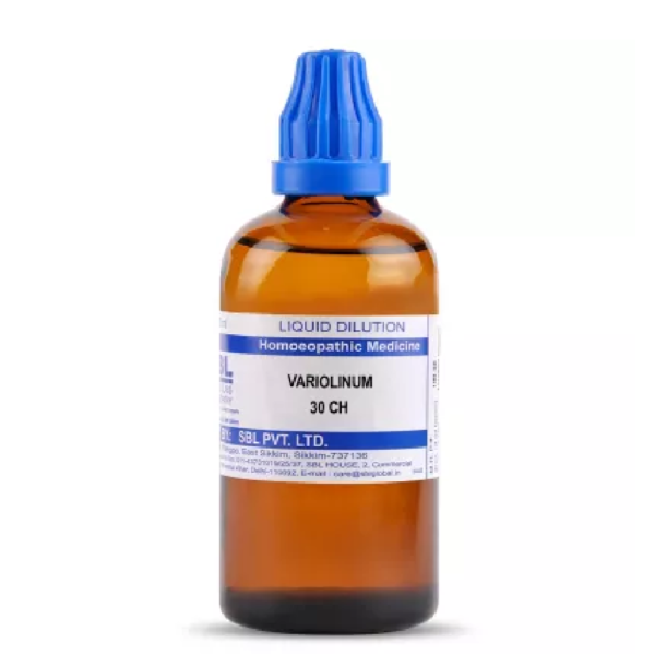 SBL Homeopathy Variolinum Dilution (30 ML / 100 ML) For Eczema, Neuralgic Pains