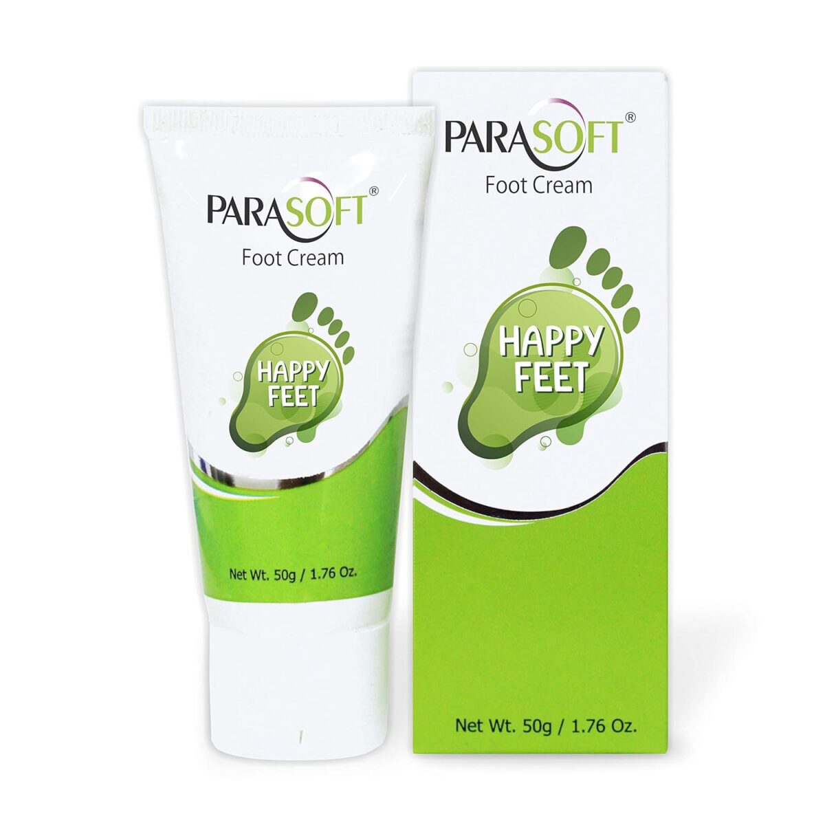 Parasoft Happy Feet -Winter Foot Cream Enriched with Kokum Butter & Wheat Germ Oil for Cracked, Dry & Rough Heels, for Moisturizing & Soothing Chapped Heels - 50 g (Pack of 1) - Image 1