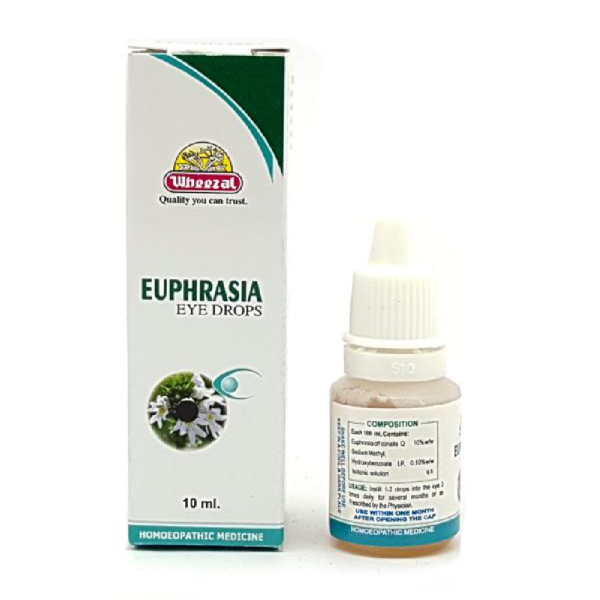 Wheezal Euphrasia Eye Drop (10 ML) For Eye Problems, Eye Care