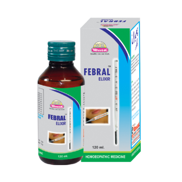 Wheezal Febral Elixir (120 ML) For Fever, Headache