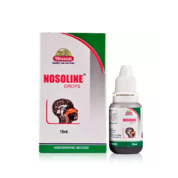Wheezal Nosoline Nasal Drops (15 ML) For Nasal Dryness