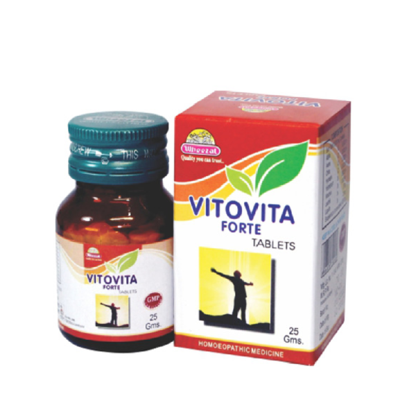Wheezal Vito Vita Forte Tablets (25g) For Digestion, Weight Gain
