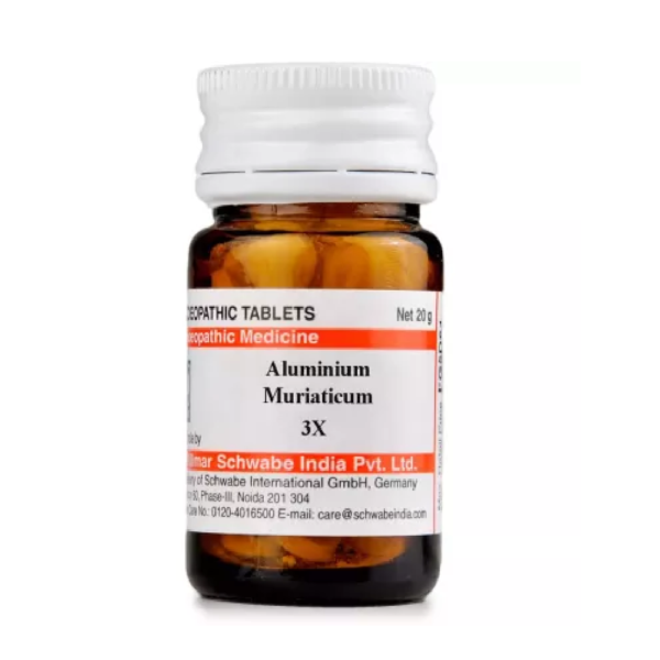 Willmar Schwabe India Aluminium Muriaticum (20g) For Constipation, Anxiety, Headache