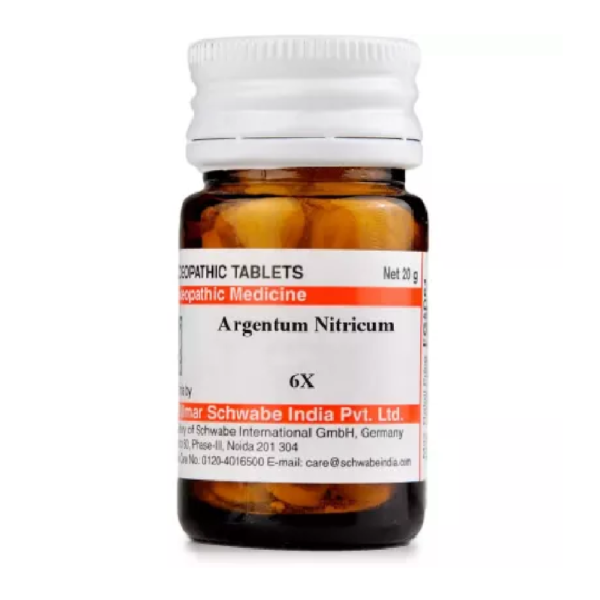 Willmar Schwabe India Argentum Nitricum (20g) For Headache, Acidity, Diarrhea