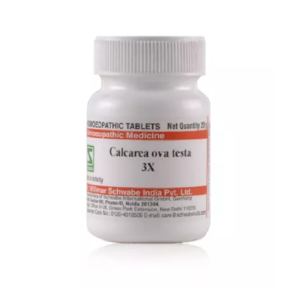 Willmar Schwabe India Calcarea Ova Testa (20g) For Backache, Women Care