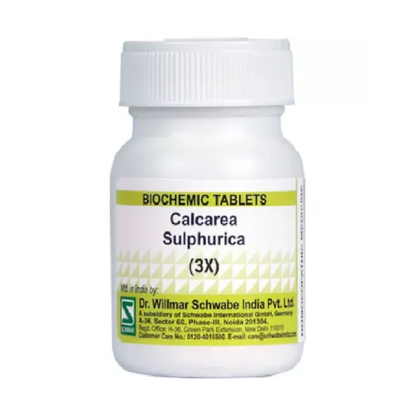 Willmar Schwabe India Calcarea Sulphuricum (20g) For Headache, Joint Pains, Eczema