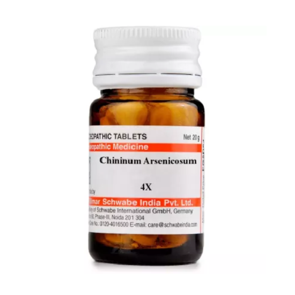 Willmar Schwabe India Chininum Arsenicosum (20g) For Headache, joint Pain