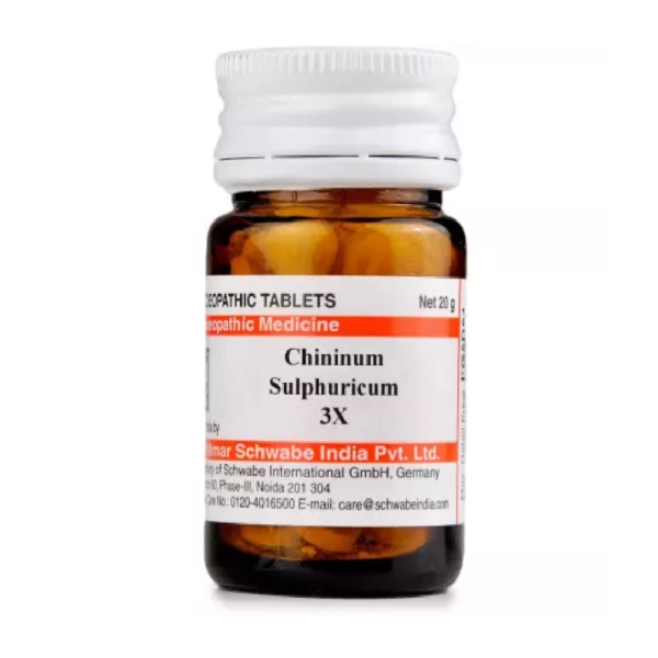 Willmar Schwabe India Chininum Sulphuricum (20g) For Piles