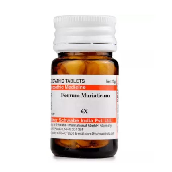 Willmar Schwabe India Ferrum Muriaticum (20g) For High Blood Sugar, Piles