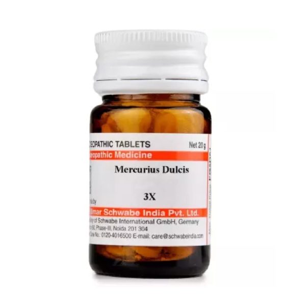 Willmar Schwabe India Mercurius Dulcis (20g) For jaundice, Swelling
