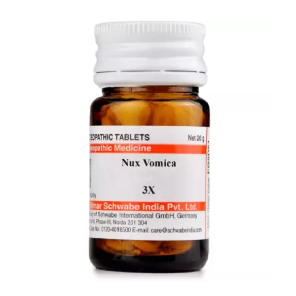 Willmar Schwabe India Nux Vomica (20g) For Constipation, Nausea