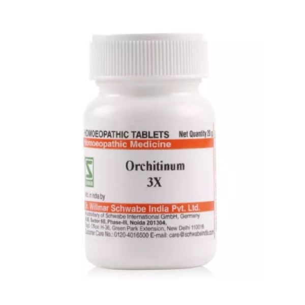 Willmar Schwabe India Orchitinum (20g) For Sexual Weakness, Male Stamina
