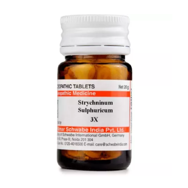 Willmar Schwabe India Strychninum Sulphuricum (20g) For Vomiting, Stomach Pain