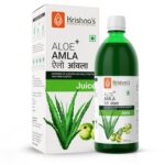 Krishna's Aloe Vera Amla Mix Juice - (500 ML) For Acne And Pimples, Hair Care