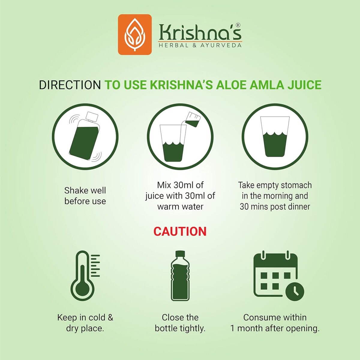 Krishna's Aloe Vera Amla Mix Juice - (500 ML) For Acne And Pimples, Hair Care - Image 6
