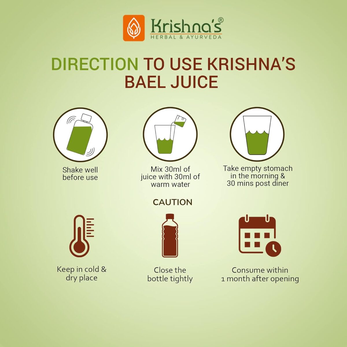 Krishna's Ayurveda Bael Juice- (500 ML) For Boost Immunity, Digestion - Image 9