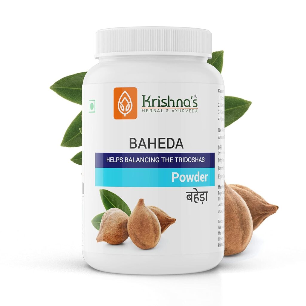 Krishna's Baheda (Terminalia bellerica) Powder - (100 Gm) For Digestion ...