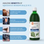 Krishna's Bhringraj Juice - (500 ML) For Boost Blood Circulation To The Scalp - Image 3