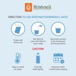 Krishna's Bhringraj Juice - (500 ML) For Boost Blood Circulation To The Scalp - Image 5