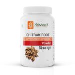 Krishna's Chitrak Root (Plumbago zeylanica) Powder - (100 Gm) For Digestion