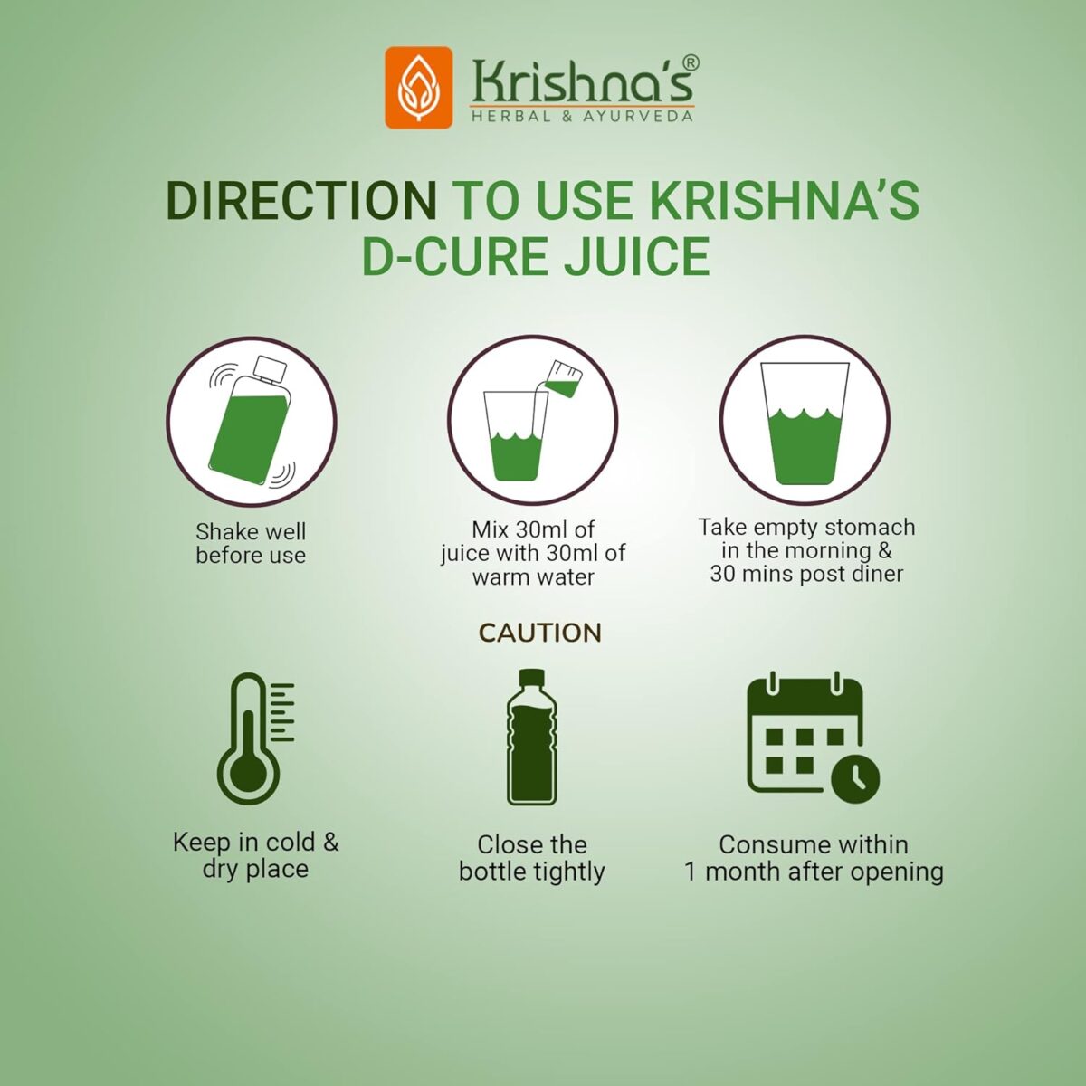 Krishna's D Cure Juice -(500 ML) For Improves The Immune System - Image 6