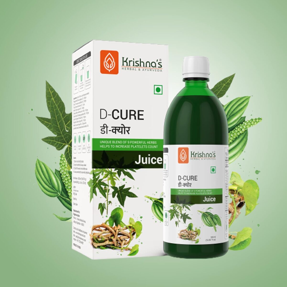 Krishna's D Cure Juice -(500 ML) For Improves The Immune System - Image 5