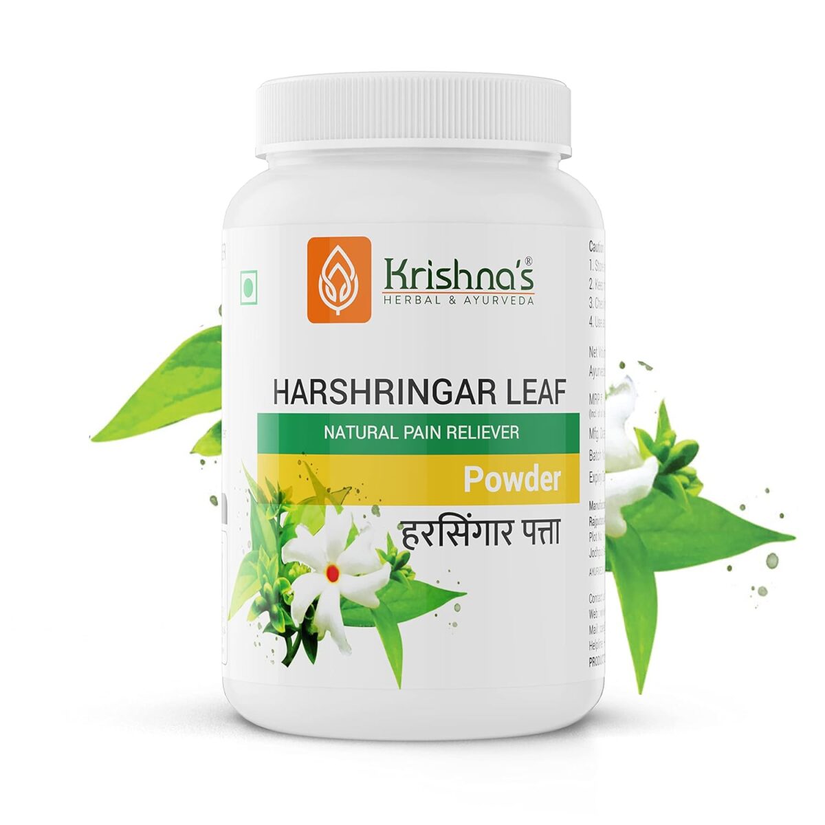 Krishna's Harshringar Leaf Powder (100 Gm) For - Image 6