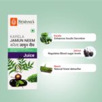 Krishna's Herbal & Ayurveda Karela Jamun Neem Mix Juice - (500 ML) For Immune System, Diabetes Care - Image 3