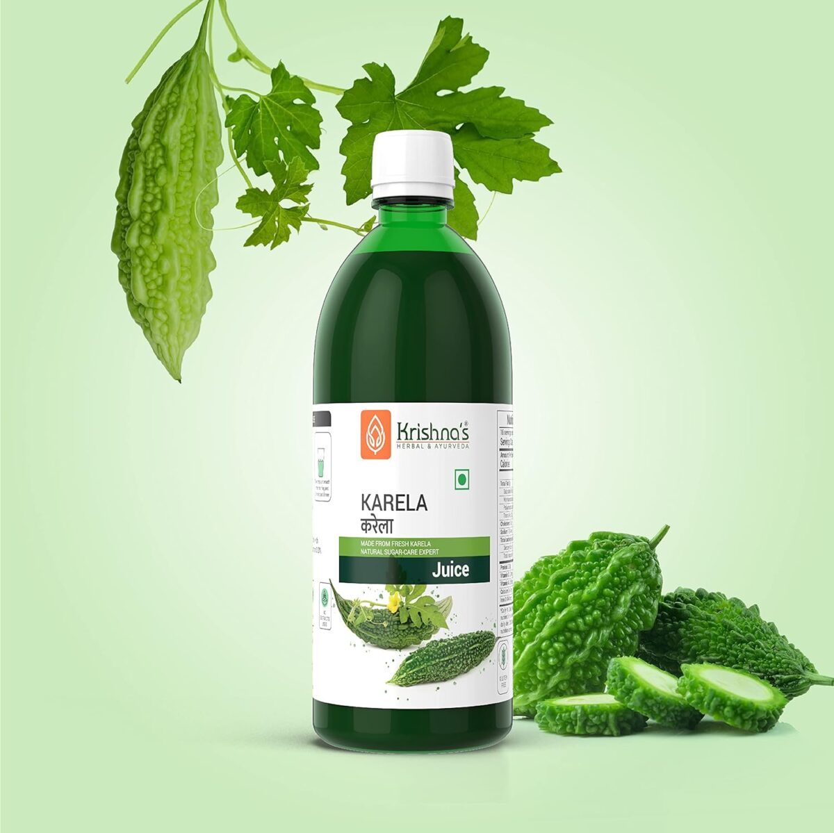 Krishna's Herbal & Ayurveda Karela Juice| (500 ML) For Maintain Sugar Level - Image 4