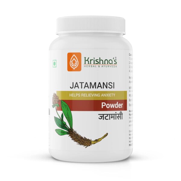 Krishna's Jatamansi (Nardostachys jatamansi) Powder - (100 Gm) For Anxiety