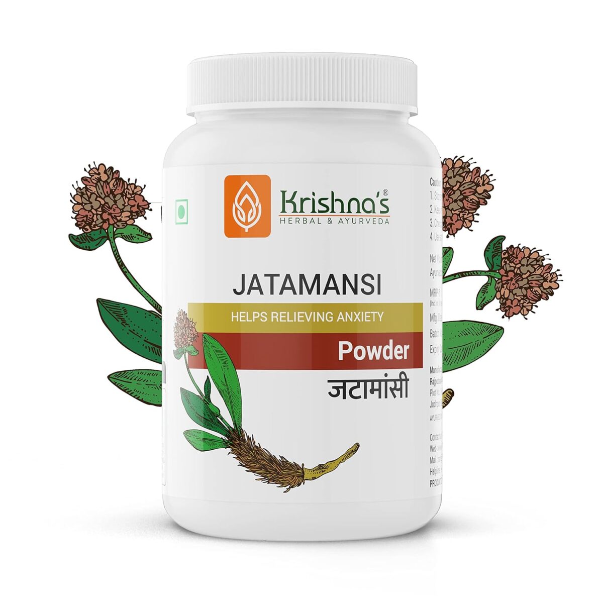 Krishna's Jatamansi (Nardostachys jatamansi) Powder - (100 Gm) For Anxiety - Image 5