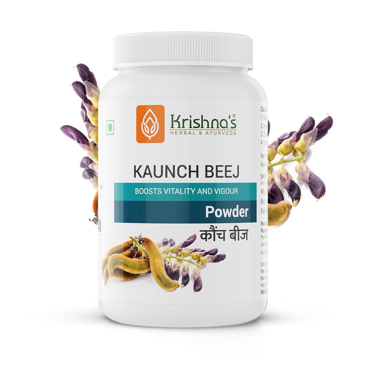 Krishna's Kaunch Beej (Mucuna pruriens) Powder - (100 Gm) For Nutrition Care, Improves The Immune System - Image 4