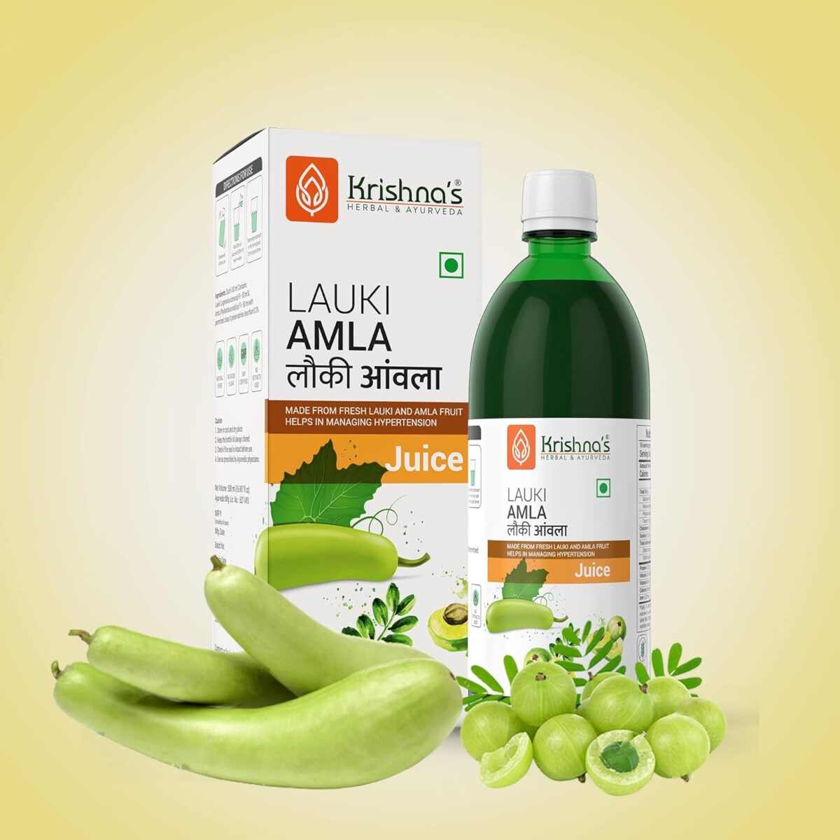 Krishna's Lauki Amla Juice - (500 ML) For Digestive System| Helpful In Sugar Levels - Image 6