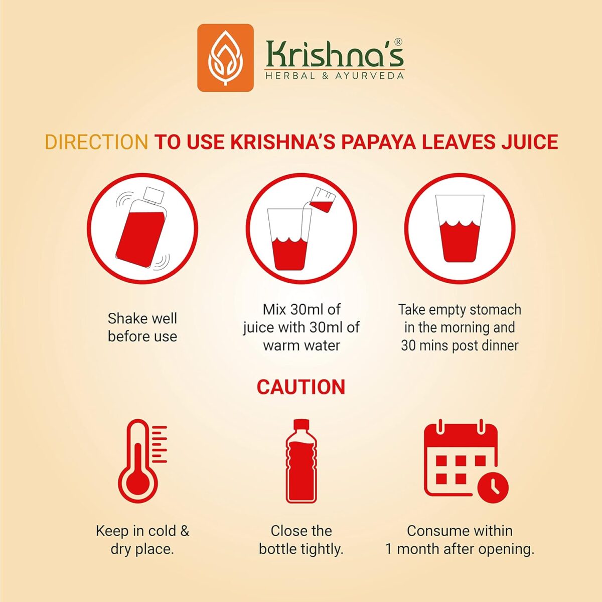 Krishna's Papaya Leaf Juice - (500 ml) For Enhances Liver Health, Immune System - Image 5