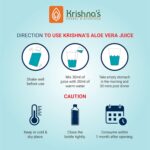 Krishna's Pulpy Aloe Vera Juice - (500 ML) For Supports Immune System, Acne, Pimples - Image 6