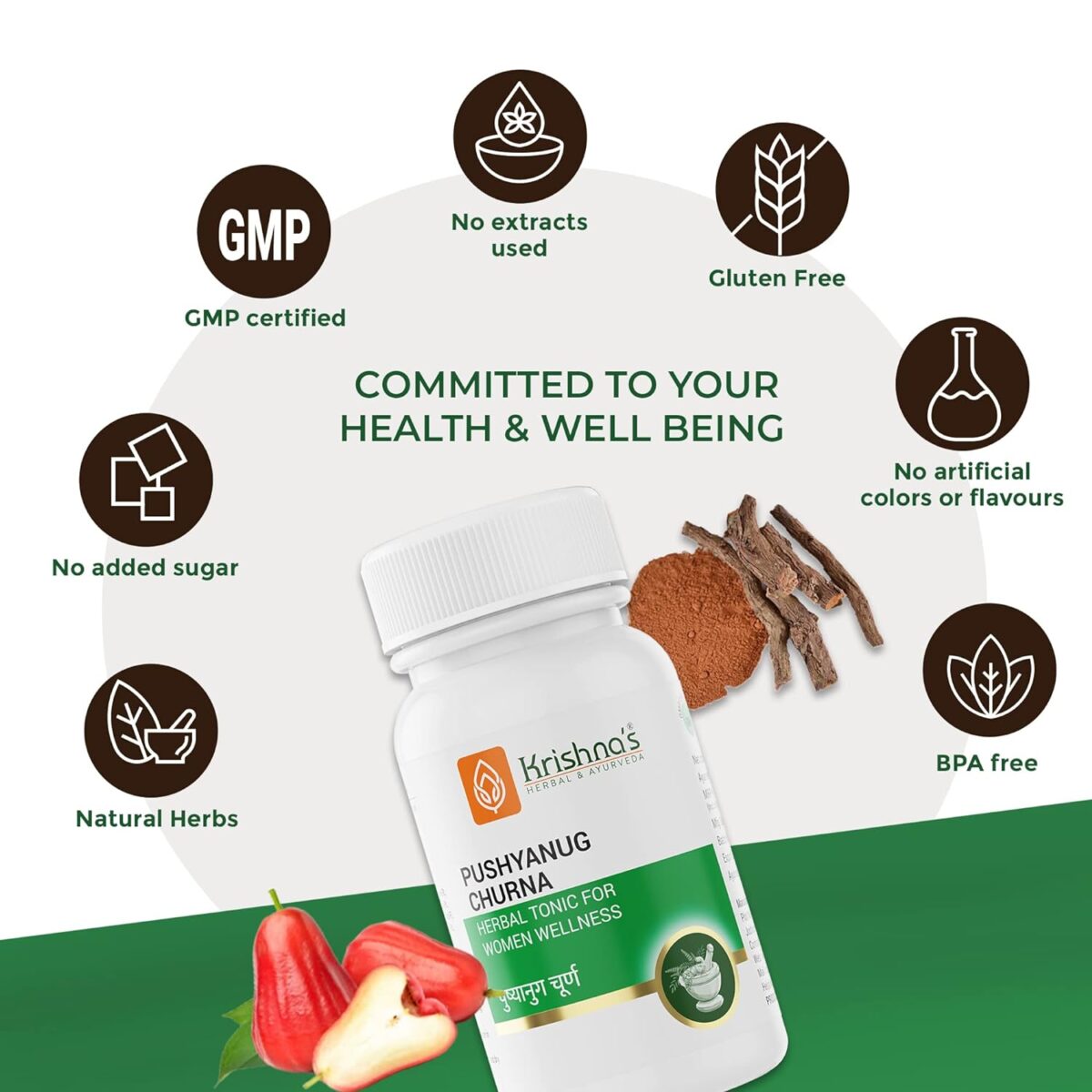 Krishna's Pushyanug Churna (50 g) 4 Krishna's Pushyanug Churna (50 g) For Women’s Health And Wellness - Image 4