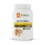 Krishna's Safed Musli (Chlorophytum borivilianum) Powder (100 Gm) For Improve Strength & Stamina